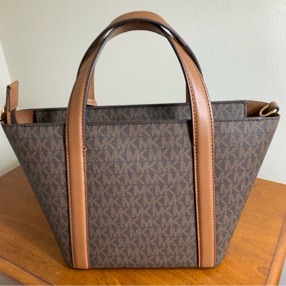 Michael Kors Brown “Pratt” Small Tote - Picture 2 of 5